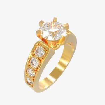 10K Gold Eternity Ring